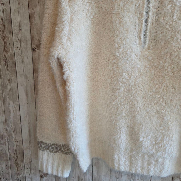 Women's Elie Tahari Cream Wool Blend Sweater Size S - Picture 4 of 8